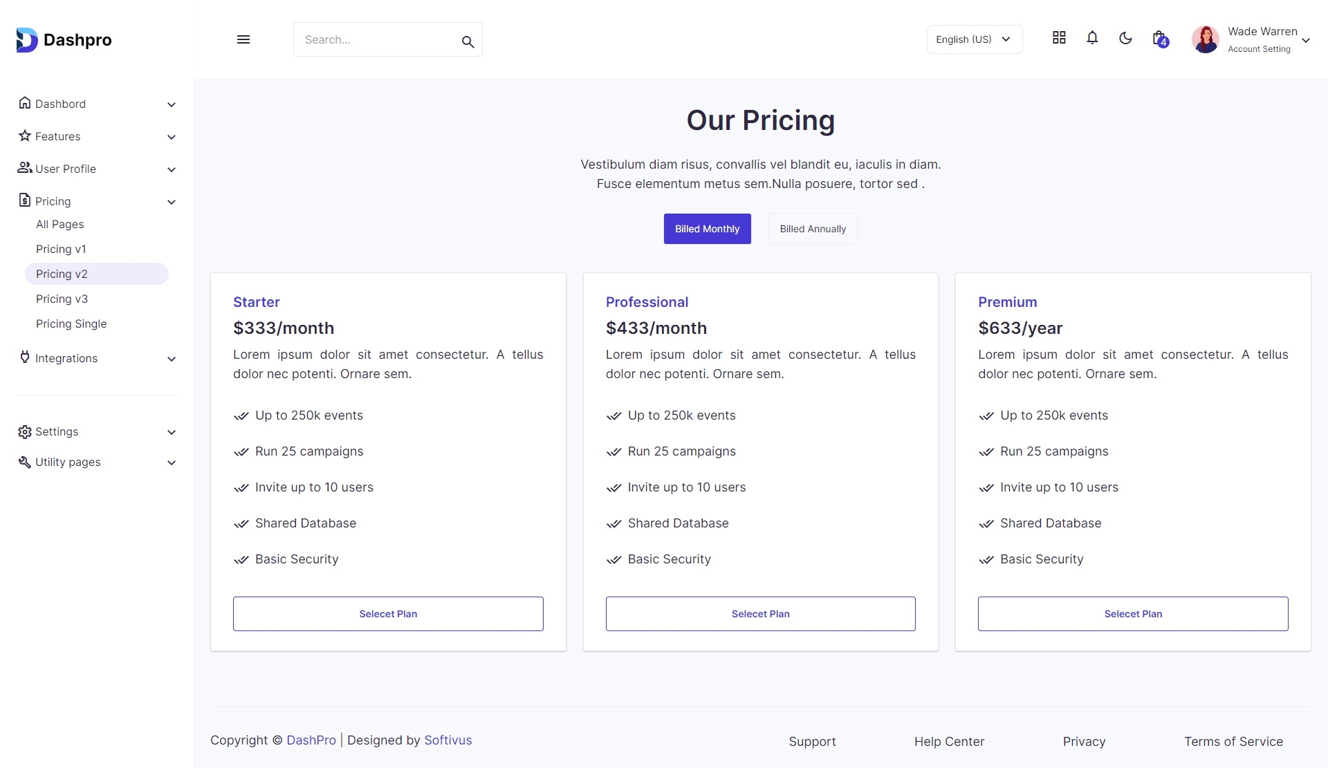 Pricing v2